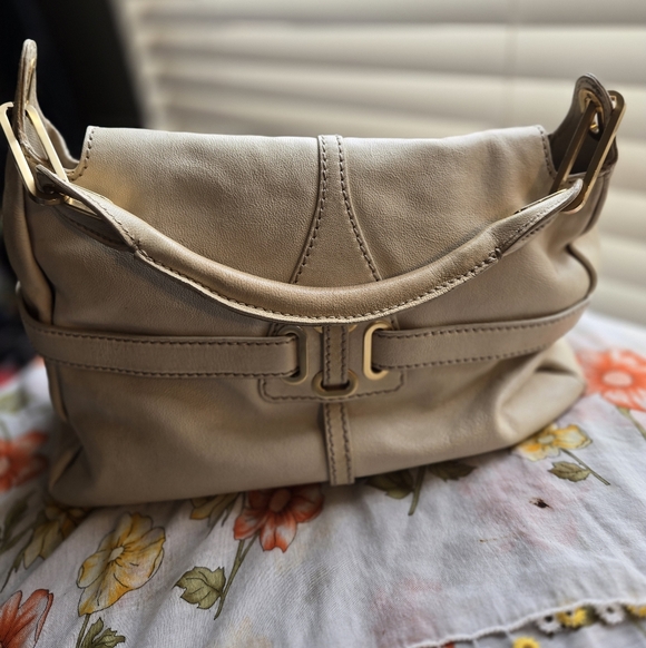 Jimmy Choo Elegant Cream Leather Handbag - Picture 9 of 13